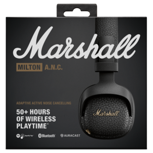 Marshall Milton ANC trådlösa on ear-hörlurar, svart