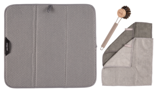 Smart Microfiber, oppvasksett, natur