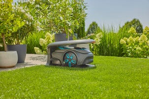 Gardena garasje til Sileno Pro, Max og Free robotgressklipper