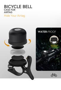 Ringklocka cykel med gömma för AirTag tracker