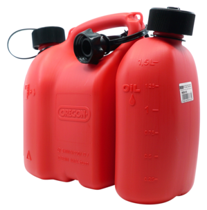 Oregon kombidunk motorsåg bränsledunk 3 och 1,5 l
