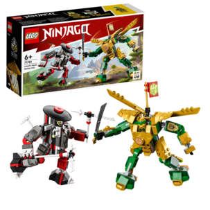 LEGO Ninjago Lloyds EVO Robottitaistelu 71781, yli 6-vuotiaille