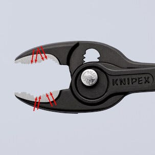 Knipex muttertång TwinGrip, 200 mm