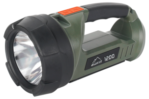 Oppladbar lyskaster og arbeidslampe, 1200 lumen