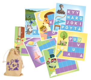 Lautapeli Opetellaan kirjaimia ja sanoja Tactic 4+