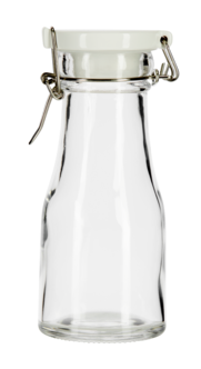 Glasflaska med snäpplock