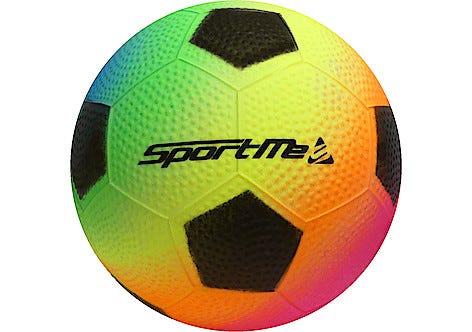 Fotball regnbuefarget
