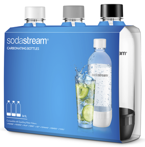 SodaStream Pullo 1,0 litraa, 3 kpl