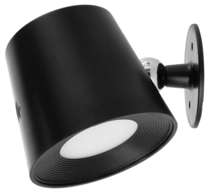 Laddningsbar vägglampa med klämma och magnetfäste