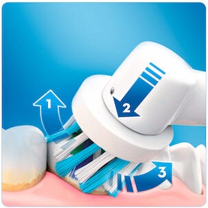 Oral-B PRO 680 Cross Action elektrisk tannbørste