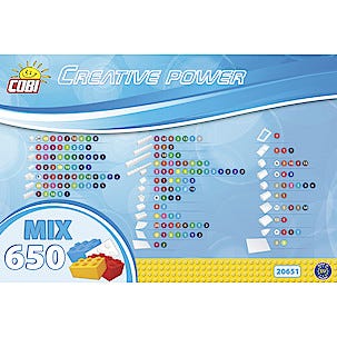 Byggklossar blandade bitar, Cobi