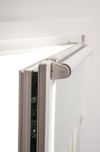 Pimennysrullaverho Hasta Multifix, ruuviton, valkoinen