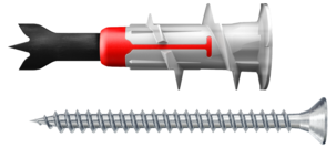 Fischer DuoBlade S K NV Kipsitulppa ja ruuvi, 6 kpl
