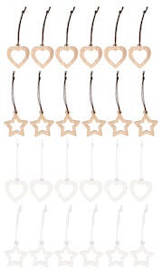 Julgranspynt trä, 24-pack