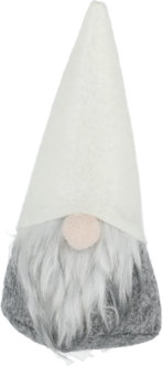 Liten julenisse i tøy, 12 cm