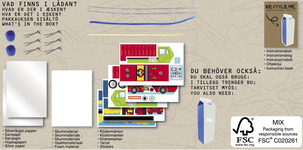 Re cycle me, mjölkförpackning 1