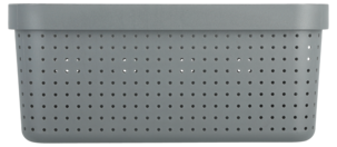 Säilytyskori Neat harmaa, uusiomuovia