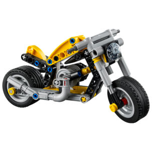 LEGO Technic gul motorsykkel 42225, fra 7 år