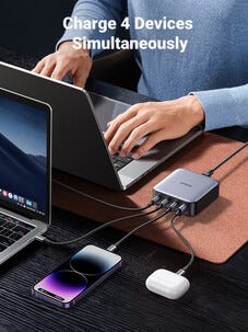 Ugreen Nexode USB-C bordsladdare 100 W 4 portar, GaN