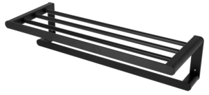 Pyyheteline ja hylly, musta