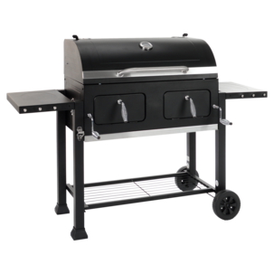 Landmann XXL stor kolgrill med lock och kolgrillsvagn