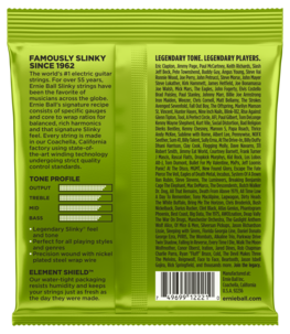 Ernie Ball Regular Slinky 10-46 strängset till elgitarr