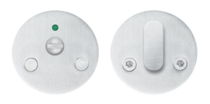 Beslagsboden toalettvrider, rustfritt stål