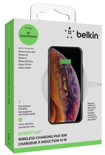 Belkin BoostUp trådløs Qi-lader, 10 W
