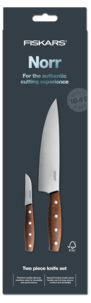 Fiskars Norr kockkniv och skalkniv, 2-pack