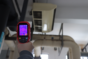 UNIT-T Uti260B varmekamera med 4 visningsmåter