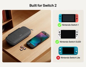 Belkin Charging Case resefodral till Nintendo Switch 2