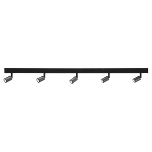 Northlight Leon taklampa med 5 spotlights, 80 cm