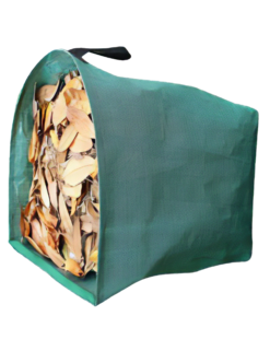 Lövsäck plast med handtag hopfällbar 170 liter