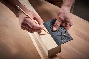 Wolfcraft 3D geringsvinkel med vinkelskala 