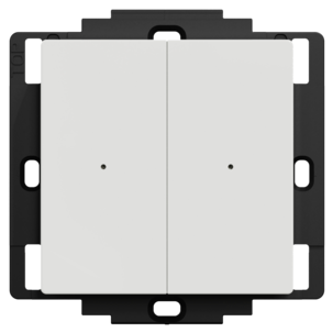 Schneider Wiser Exxact trådlös tryckknapp, dubbel
