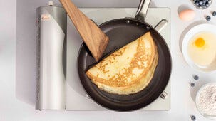 Pannekakepanne i karbonstål, 22 cm