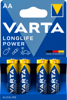 VARTA Longlife Power, alkaliskt batteri, AA/LR6