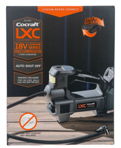 Cocraft LXC AP10 Minikompressori akkukäyttöinen 18 V