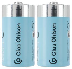 Alkaliskt batteri C/LR14 Clas Ohlson, 2-pack