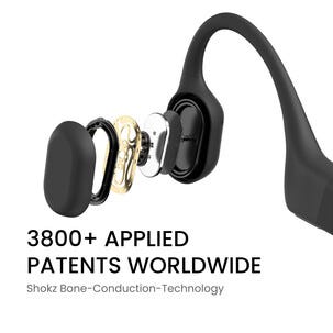 Shokz OpenRun USB-C open-ear, bone conduction hörlurar