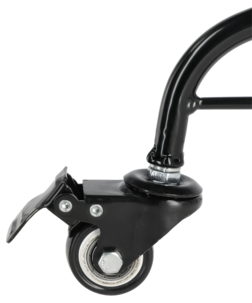 Kuusenjalka pyörilllä, muovikuuselle