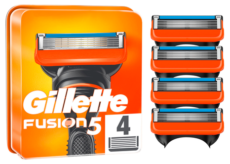 Gillette Fusion barberblader, 4-pack