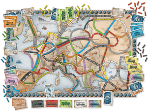 Ticket to Ride Europe Lautapeli, yli 8-vuotiaille