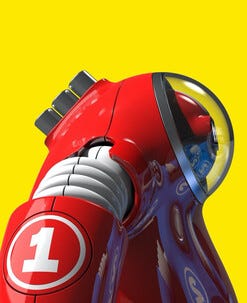 Sharper Image Robo Rage fjärrstyrd robot set, 2 spelare
