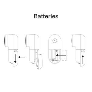 Nukanpoistaja, paristoilla toimiva