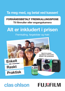 Fujifilm forhåndsbetalt fotopose 36 bilder