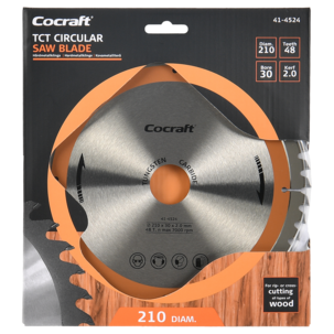 Cocraft sagblad 210 x 30 x 2,0 mm, 48T negativ
