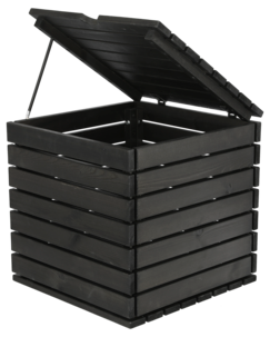 Förvaringslåda, svart 