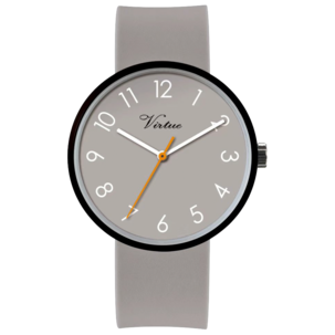Virtue armbandsur med rund boett och silikonarmband
