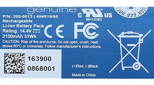 Batteri Neato Botvac Connected D3